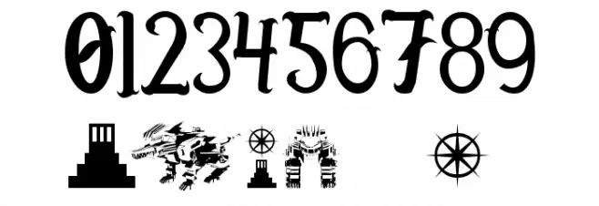 Antelope Font OTHER CHARS