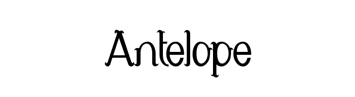 Antelope Font