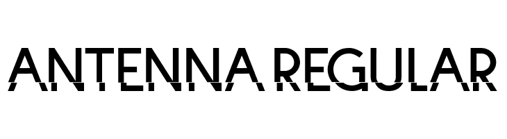 Antenna Regular  Frei Schriftart Herunterladen