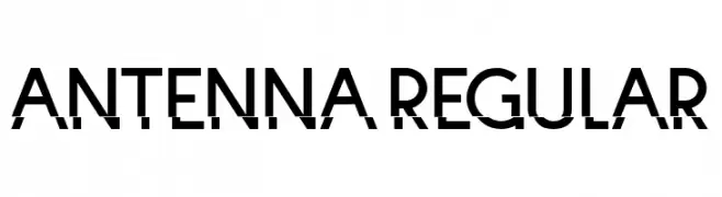 Antenna Regular  Fuentes Gratis Descargar