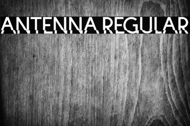 Antenna Regular Font examples