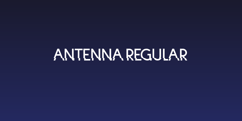 Antenna Regular Social Header
