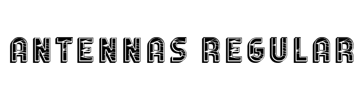 Antennas Regular  नि: शुल्क फ़ॉन्ट्स डाउनलोड