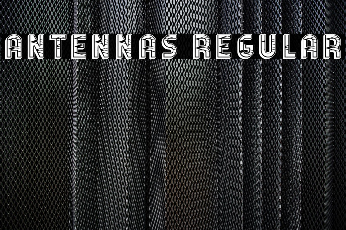 Antennas Regular Example 1