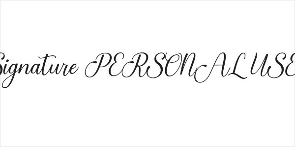 Anteri Signature PERSONAL USE Regular Logo