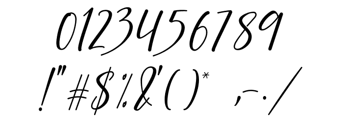 Antero Wild Font OTHER CHARS