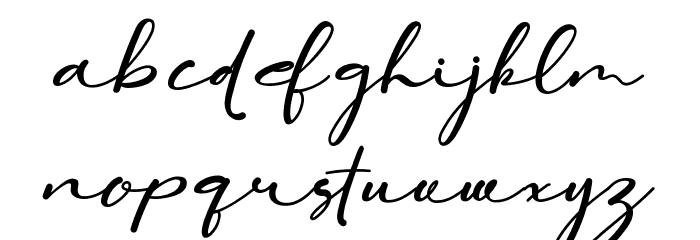 Antero Wild Font LOWERCASE
