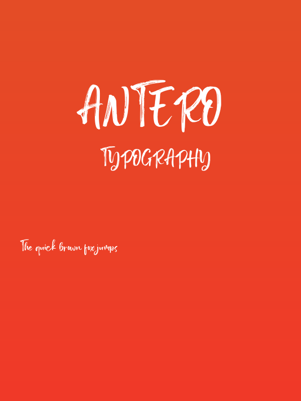Antero Poster