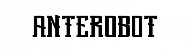 Anterobot  Скачать бесплатные шрифты