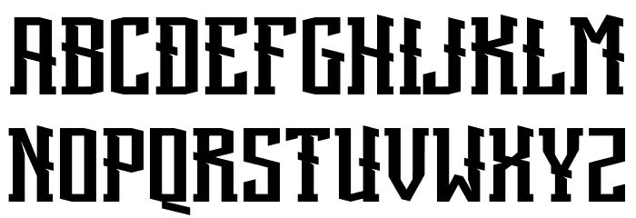 Anterobot Font LOWERCASE