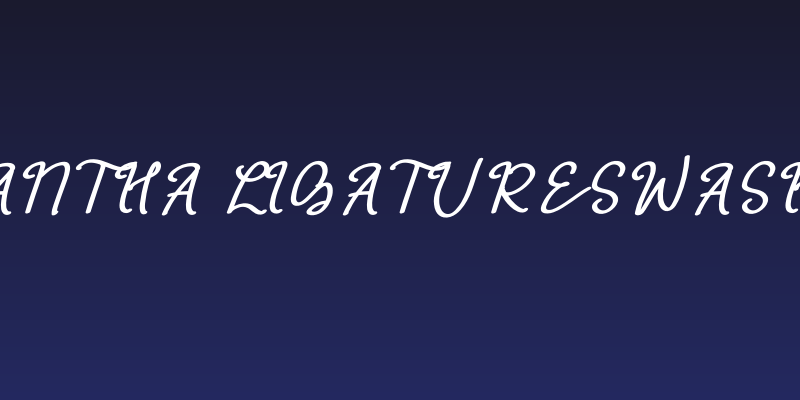 Antha LigatureSwash Social Header