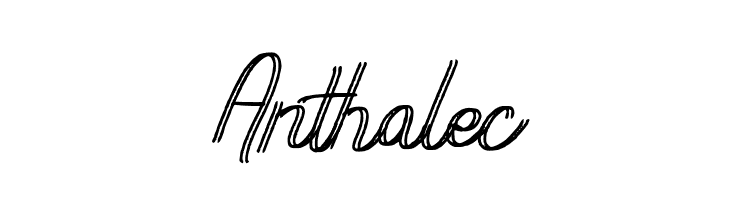 Anthalec  font caratteri gratis