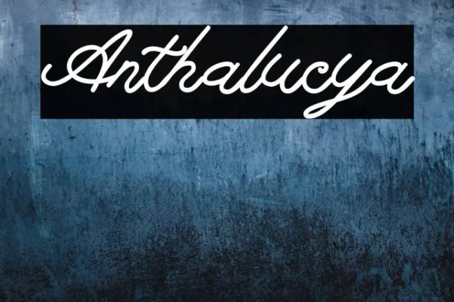 Anthalucya Example 1
