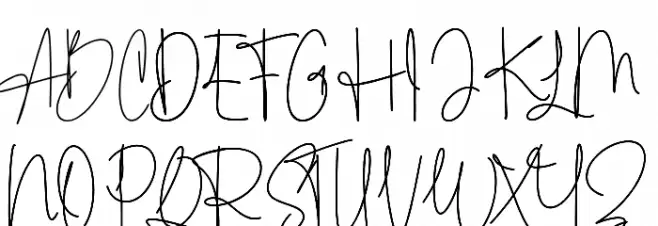 Anthanista Font UPPERCASE