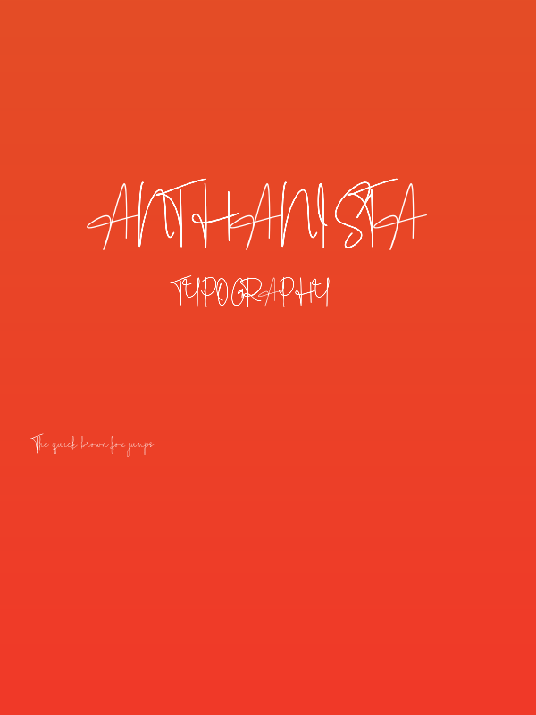 Anthanista Poster