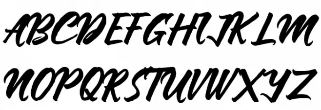 Anthares Demo Regular Schriftart Groß