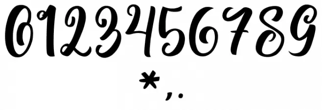 AntharisDemo Font OTHER CHARS