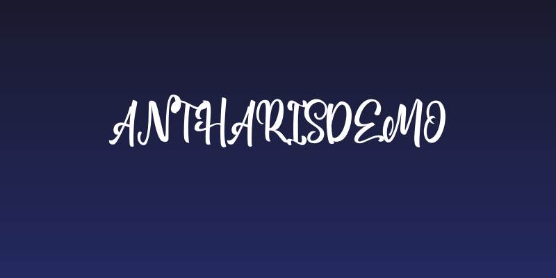 AntharisDemo Social Header