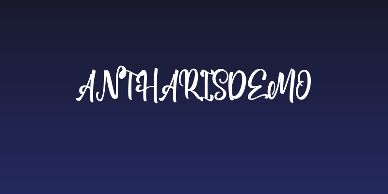 AntharisDemo Social Header