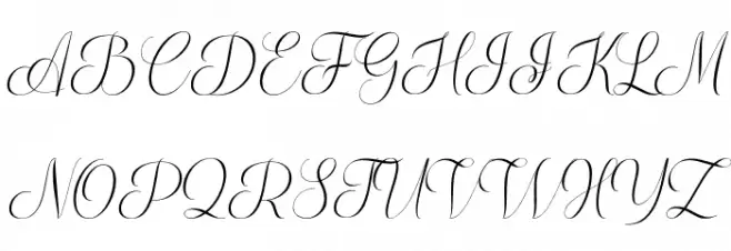 Anthea Personal Use ONLY フォント 大文字