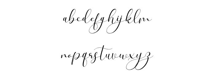 Anthea Personal Use ONLY Font LOWERCASE