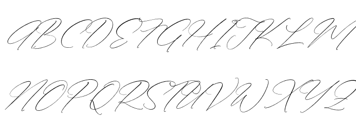 Anthellia DEMO VERSION Italic फ़ॉन्ट अपरकेस