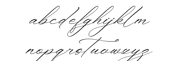 Anthellia DEMO VERSION Italic फ़ॉन्ट लोअरकेस