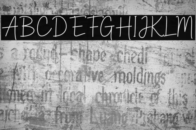 Anthem Minimalism script Font examples