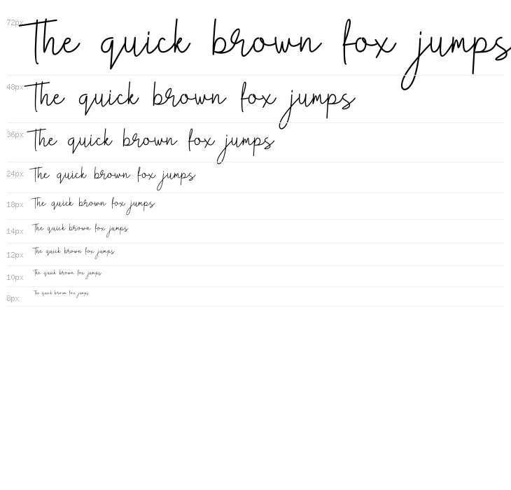 Anthem Minimalism script Waterfall