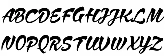 Anthem Nasney Schriftart Groß