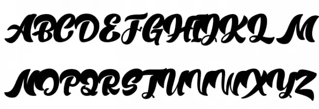 Anthem of Narasi Schriftart Groß