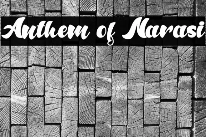 Anthem of Narasi خط examples