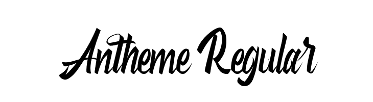 Antheme Regular Font