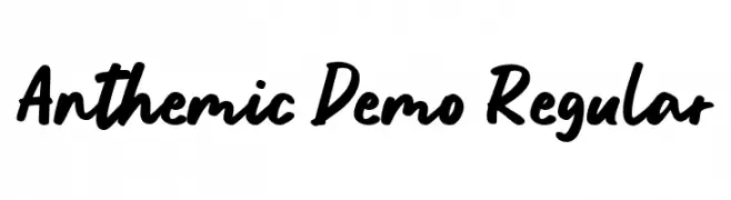 Anthemic Demo Regular  Fuentes Gratis Descargar