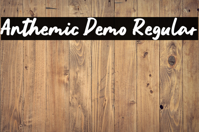 Anthemic Demo Regular Example 1