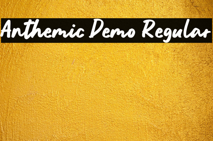 Anthemic Demo Regular Example 2