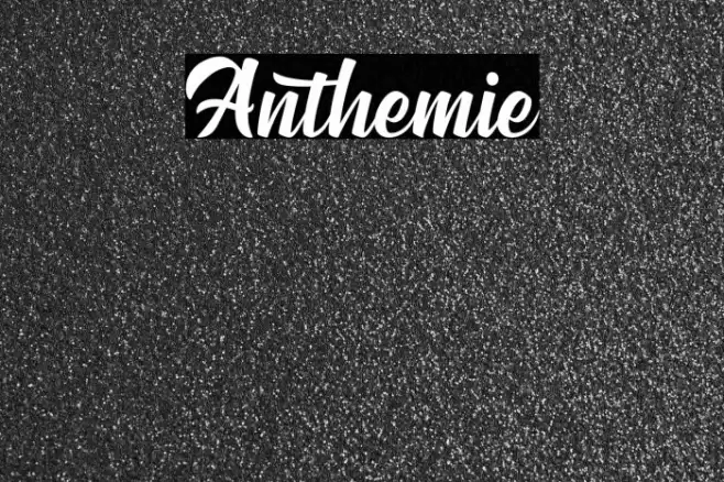 Anthemie Font examples