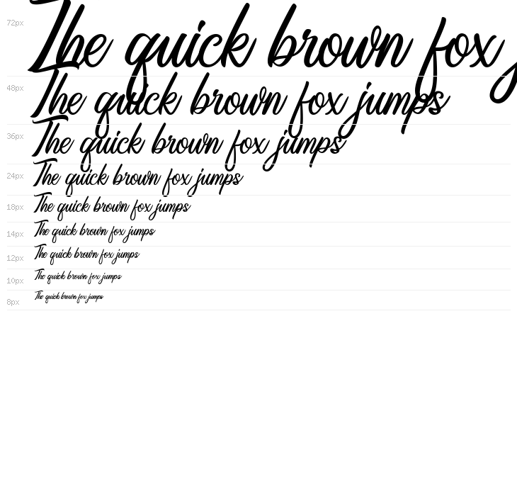 Anthemy Script Waterfall