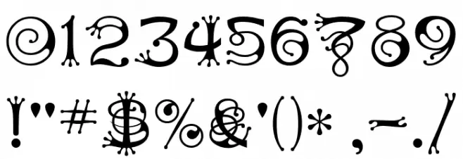 Antherton Cloister Font OTHER CHARS