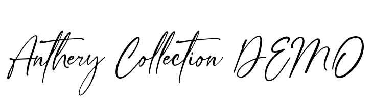 Anthery Collection DEMO  Frei Schriftart Herunterladen