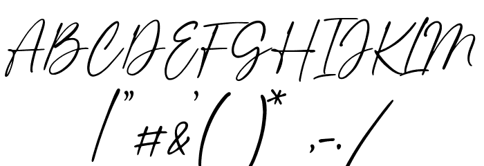 Anthery Collection DEMO Font OTHER CHARS