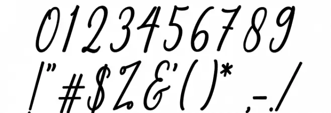 Anthoine Font OTHER CHARS