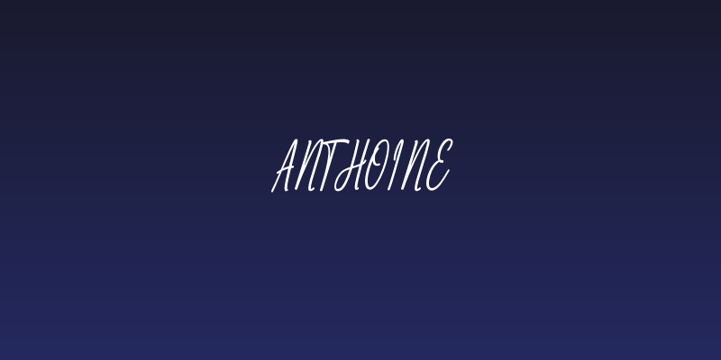 Anthoine Social Header