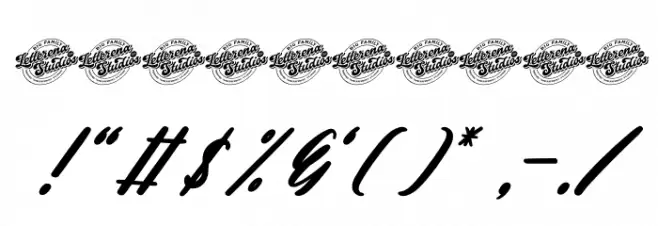 Antholia Riechgan DEMO VERSION Italic Fuentes OTROS CHARS