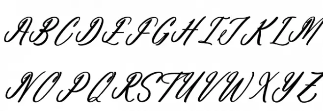 Antholia Riechgan DEMO VERSION Italic Fuentes MAYÚSCULAS