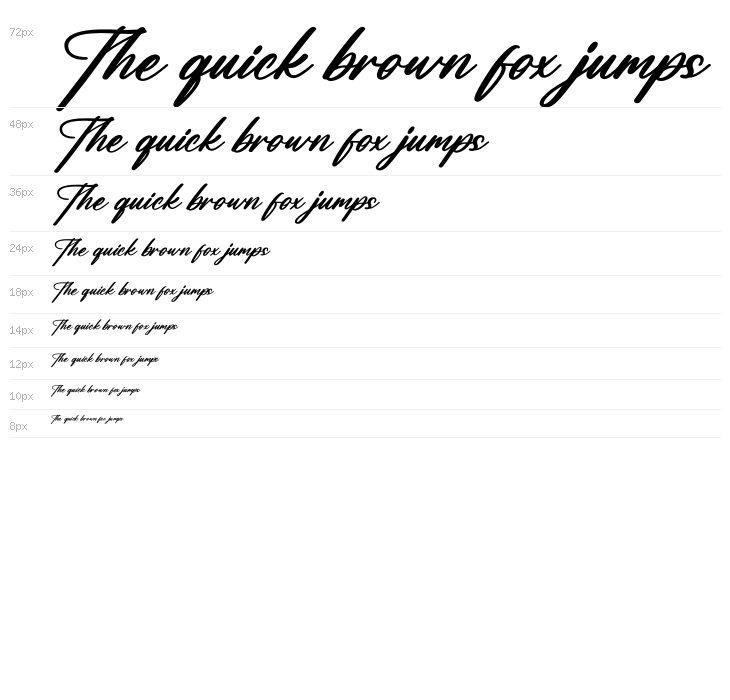 Antholia Riechgan DEMO VERSION Italic Waterfall