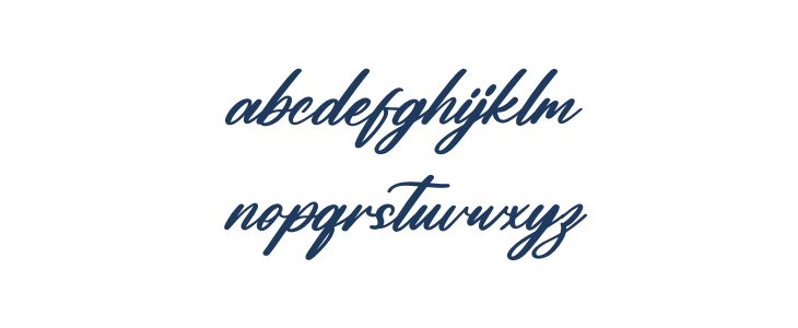 Antholia Riechgan DEMO VERSION Italic Lowercase