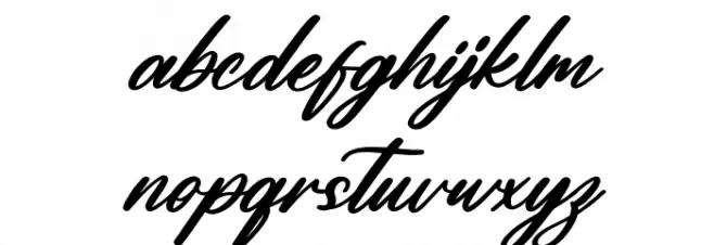 Antholia Riechgan DEMO VERSION Italic Fuentes MINÚSCULAS