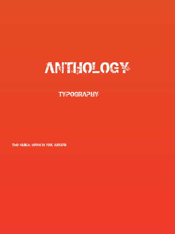AnthologY Poster