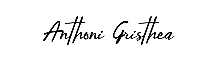 Anthoni Gristhea  免费字体下载